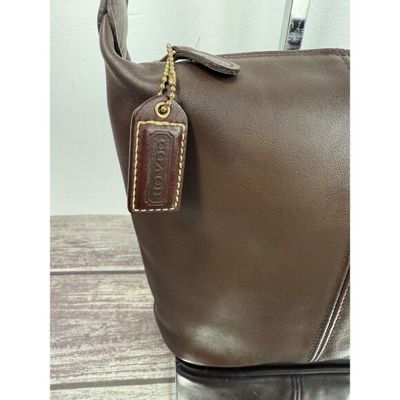 Vintage COACH 4148 Dark Brown Leather Soho Shoulder Bag Made in USA EXCELLENT - Picture 13 of 17